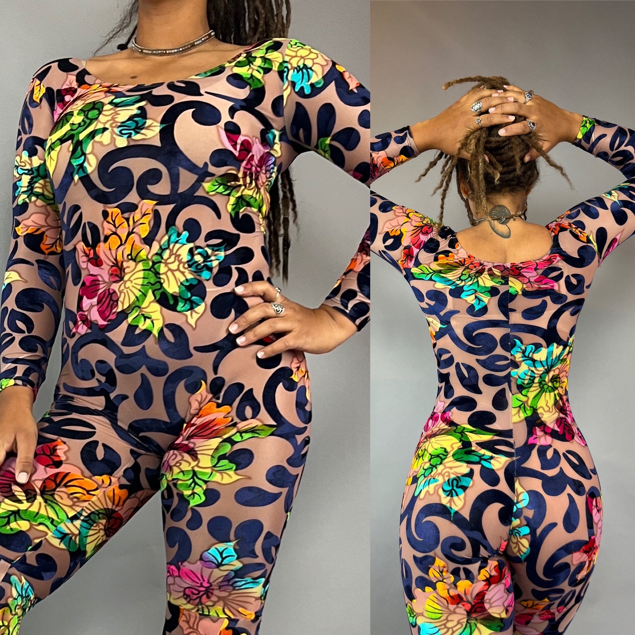 Disco Jumpsuit,festival Outfit, Trending Now, Exotic Dance Wear, Bohemian Pants