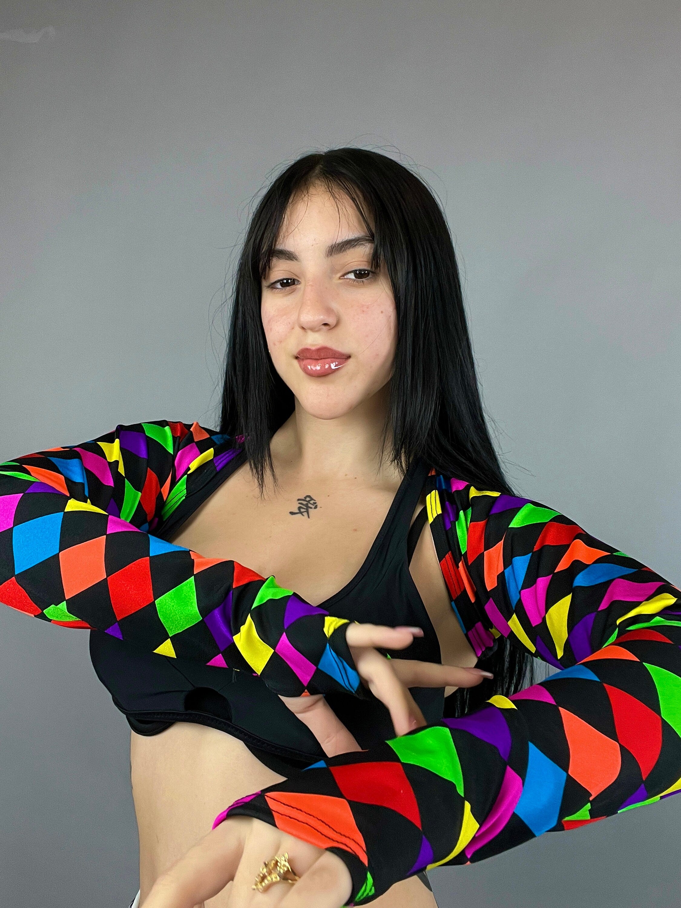 Trending Now, Futuristic Shrug, Exotic Dancewear, Edm Fashion, Futuristic Fashion, Handmade Shrug, Festival Outfit