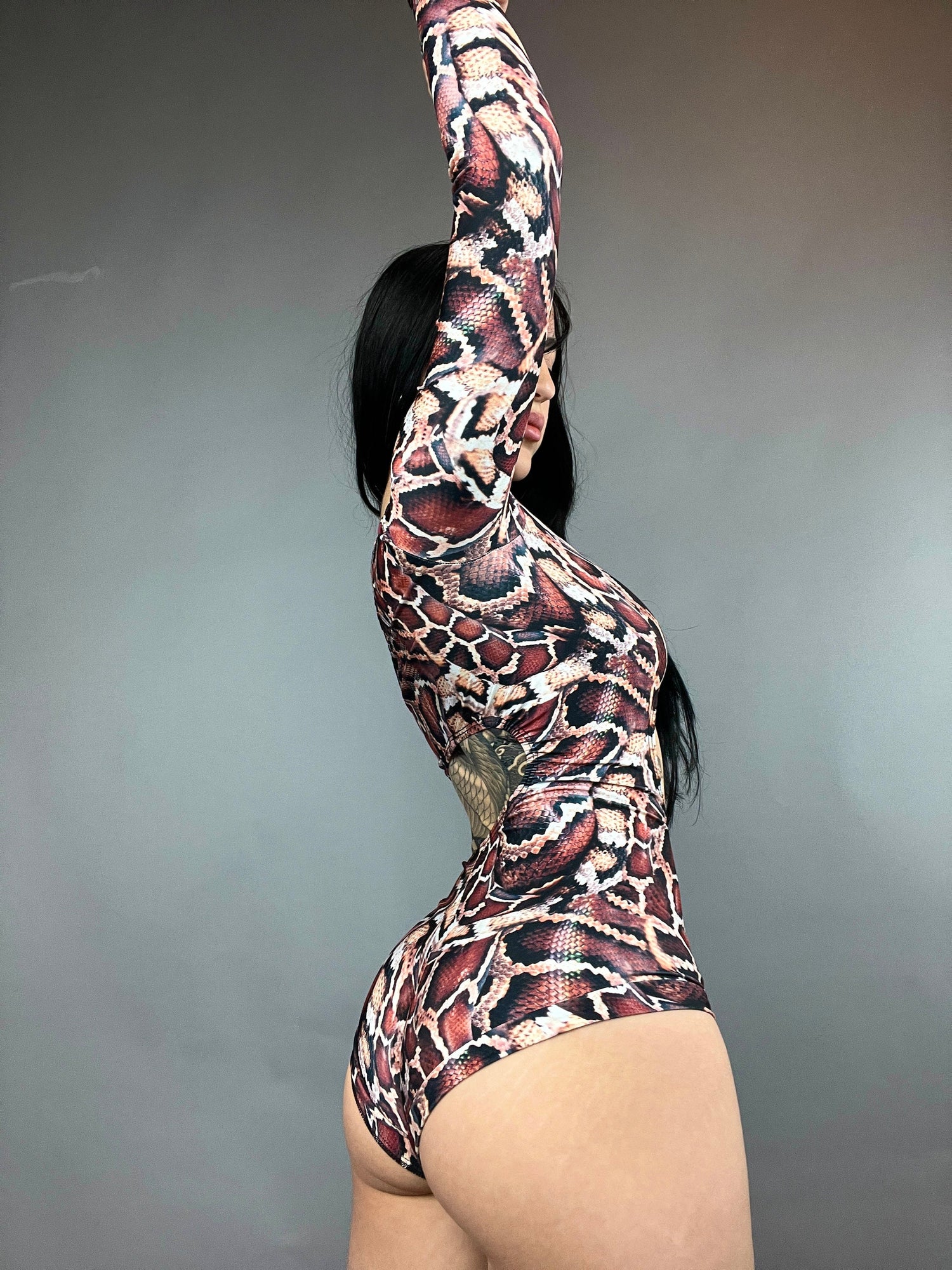 Leotard Costume for Gymnasts, Circus Outfit, Futuristic Clothing, Exotic Dance Wear, Pole Dance Costume