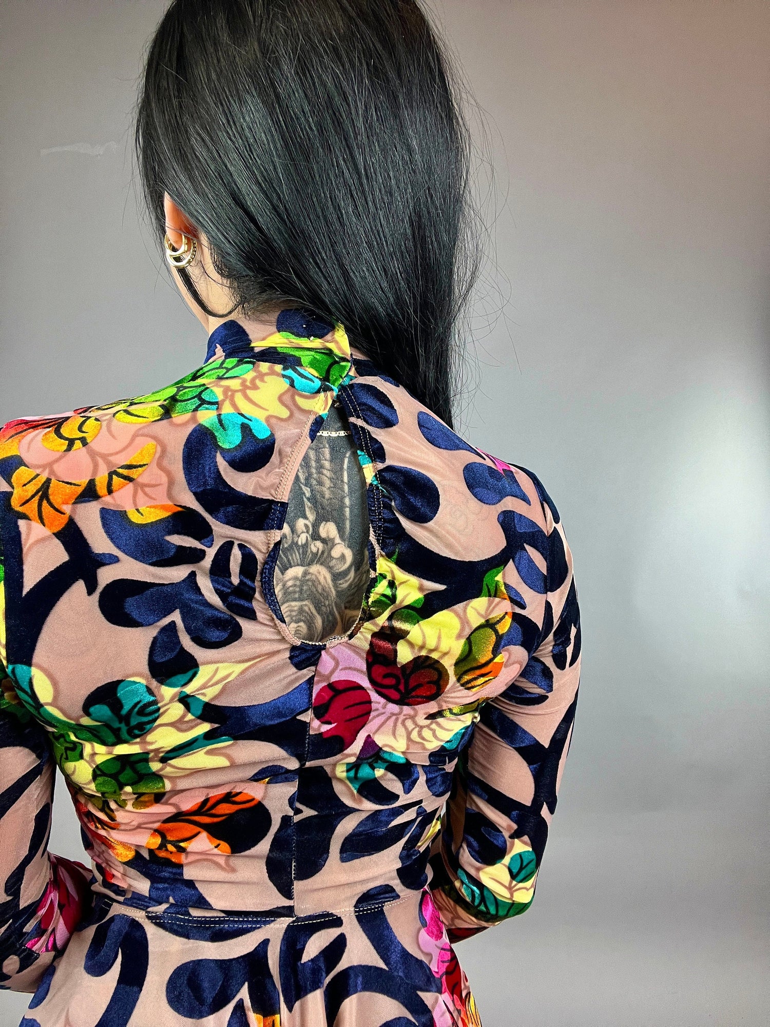 Exotic Dance Wear, Floral Pattern, Spandex Leotard, Dance Costume, Circus Outfit, Trending Now, Festival Outfit