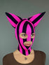 Pink Kitty Headpiece, Zentai Headpiece, Cat Ears, Spandex Face Mask, Circus Costume, Face Cover, Festival Fashion, Cosplay Outfit