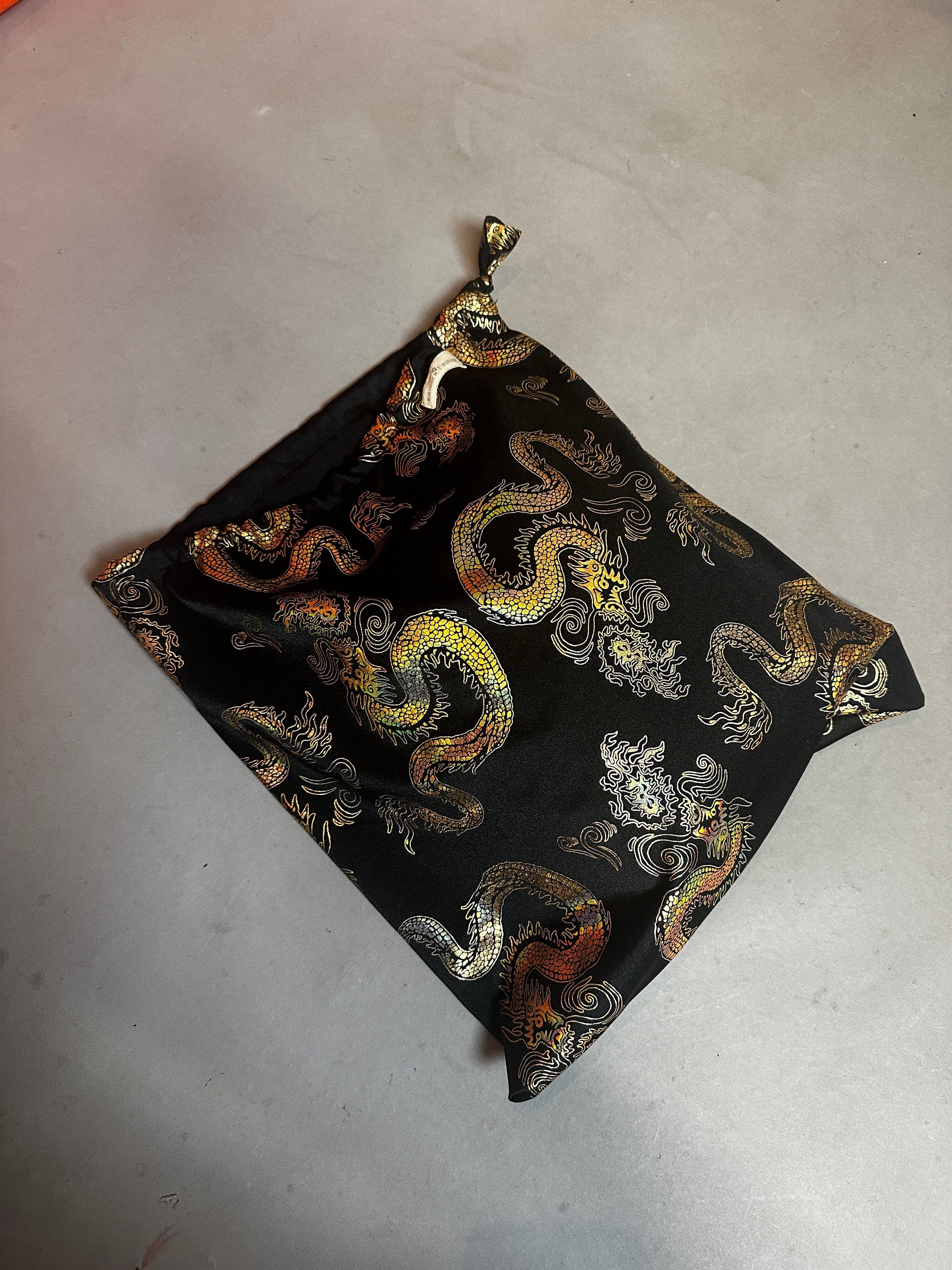 Drawstring Bag, Fabric Scrap Bag, Eco Friendly Bag, Reusable Fabric Bag, Gift Bag