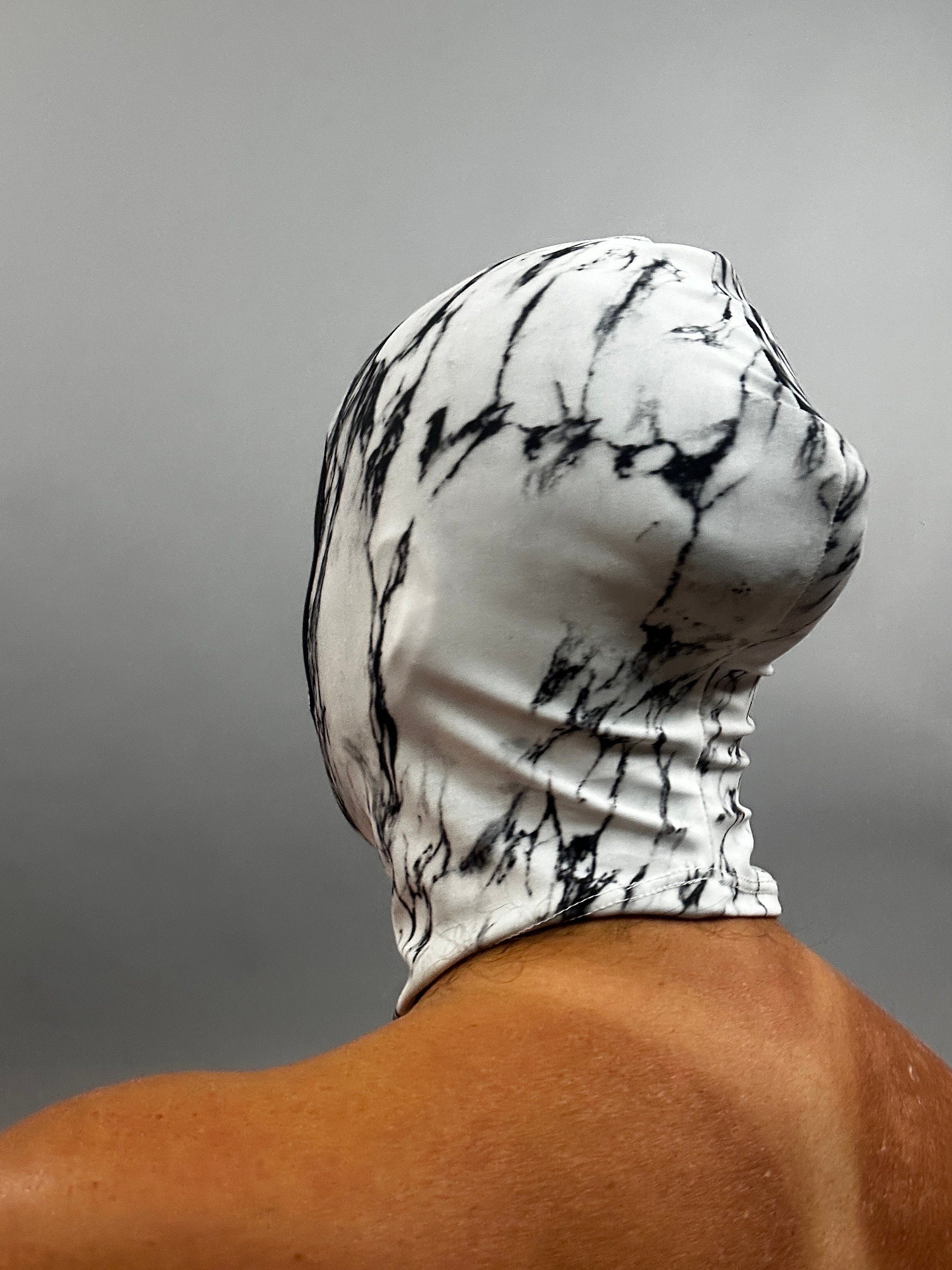 Spandex Headpiece, Exotic Headwear, Exotic Dance Wear, Halloween Costume, Zentaisuit, Festival Fashion