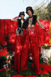Stilts pants - Long Legs stilts pants . Stilt walkers, circus performers, stage costume, clown costume.
