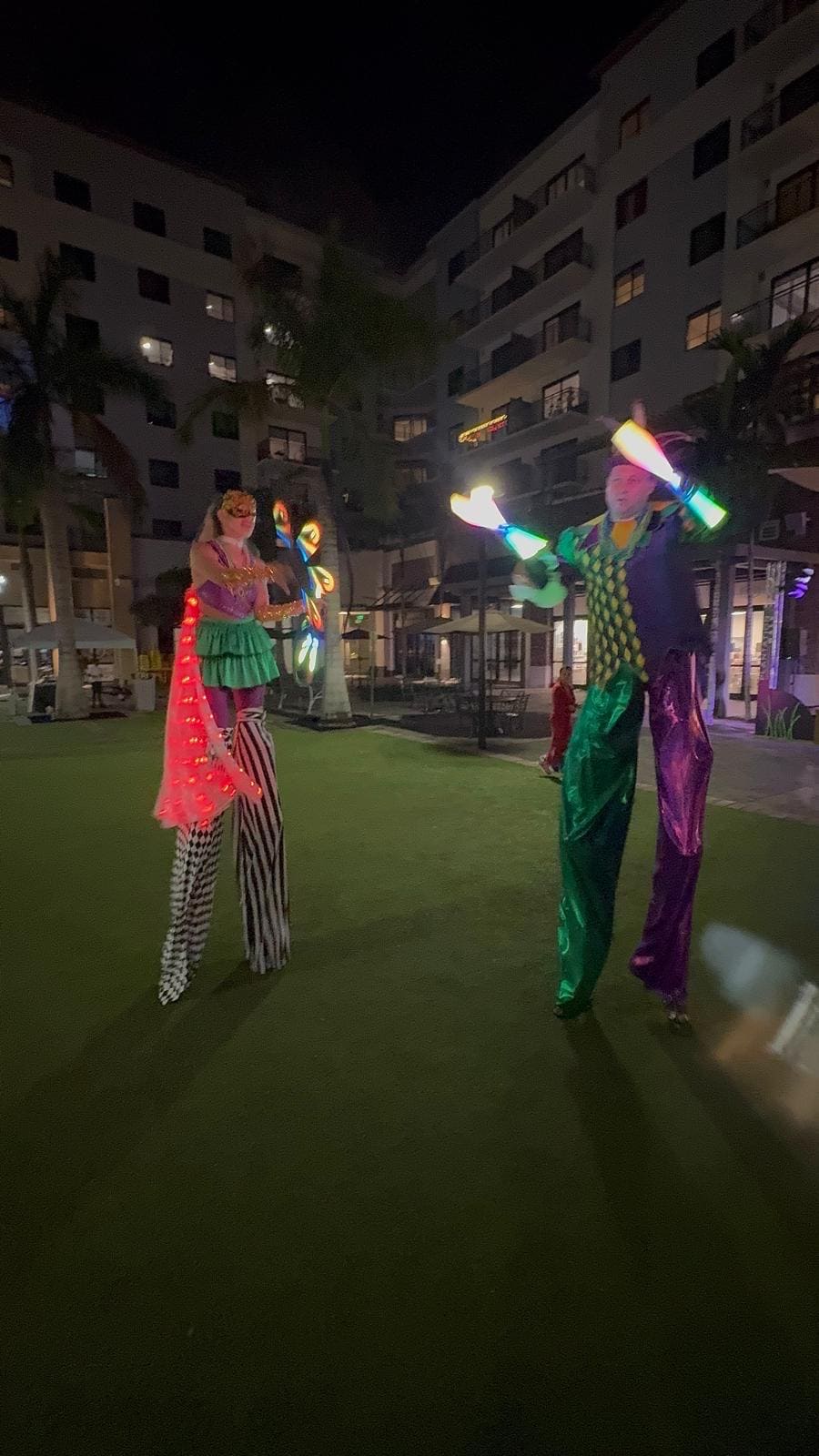 Stilts pants - Long Legs stilts pants . Stilt walkers, circus performers, stage costume, clown costume.