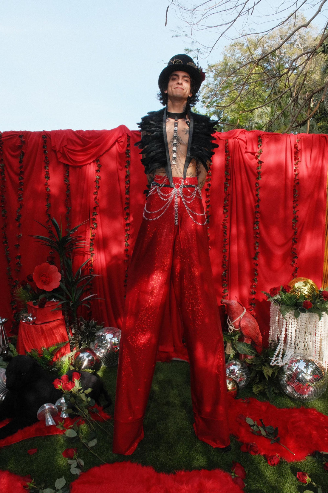 Stilts pants - Long Legs stilts pants . Stilt walkers, circus performers, stage costume, clown costume.
