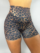 Cheetah Print Shorts, High Waisted Shorts, Animal Print Activewear, Yoga Shorts Women, Pole Dance Outfit, Leopard Print Shorts, Biker Shorts