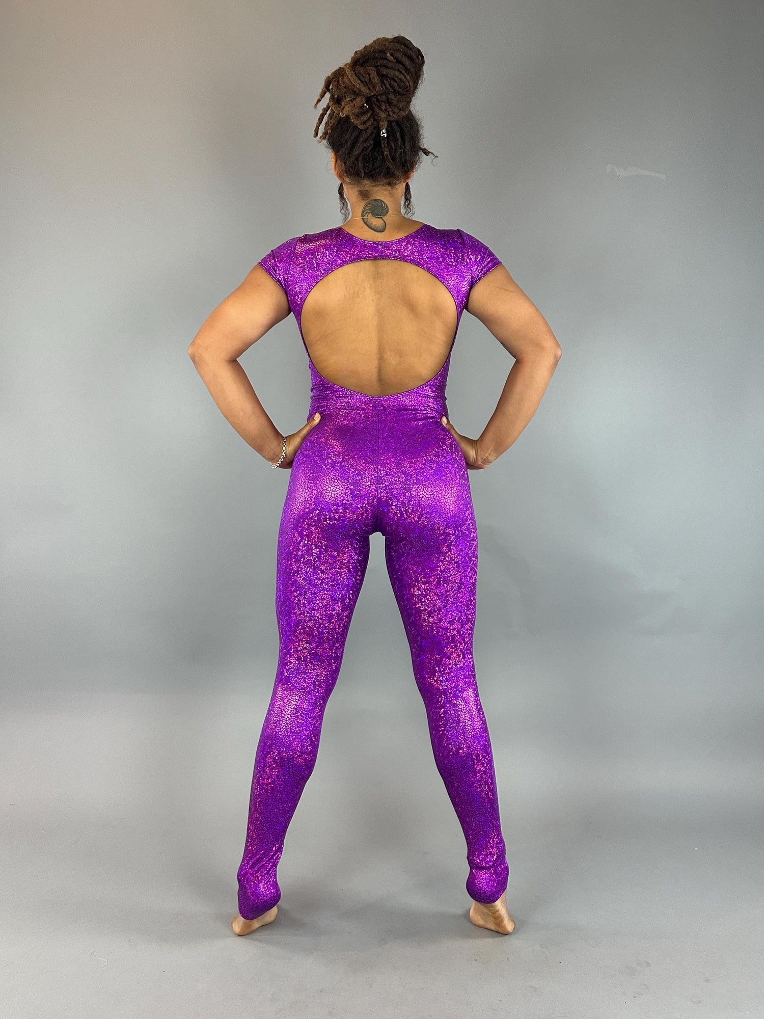 Shiny Spandex Bodysuit: Exotic Dance, Aerialist, Rave, Fairy Costume - Festival &amp; Performance Wear