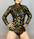 Elegant Spandex Leotard: Gymnastic Costume, Exotic Dance Wear, Circus Performer Outfit, Festival Fashion