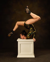 Elegant Spandex Leotard: Gymnastic Costume, Exotic Dance Wear, Circus Performer Outfit, Festival Fashion