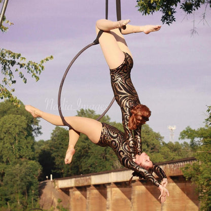 Elegant Spandex Leotard: Gymnastic Costume, Exotic Dance Wear, Circus Performer Outfit, Festival Fashion