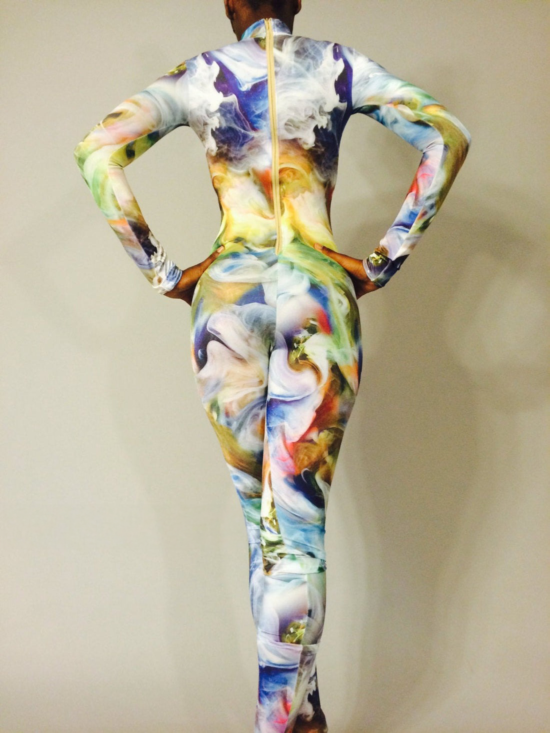 Catsuit, Unitard, Bodysuit, Body Paint Lycra Print