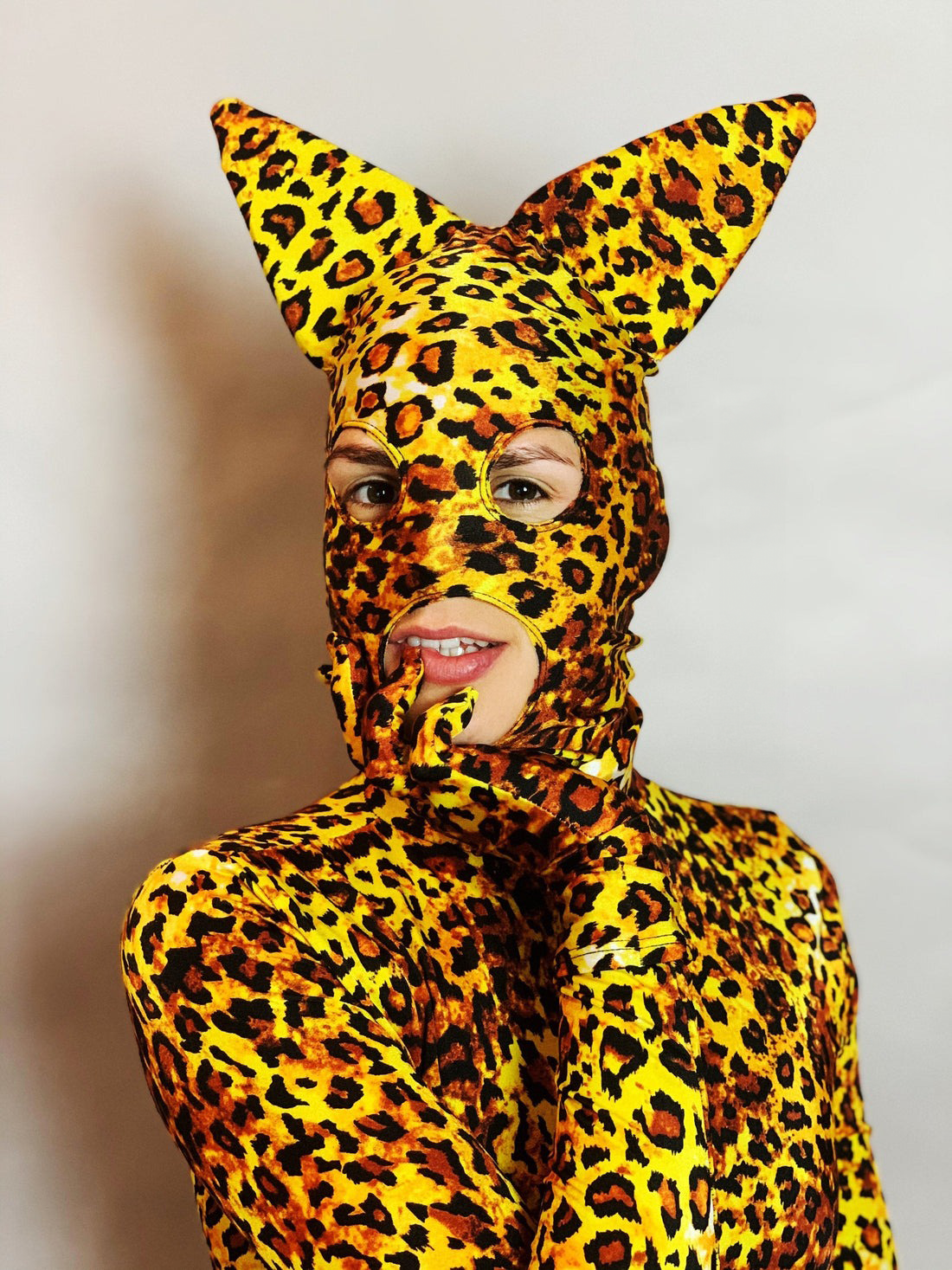 Cheetah Print Full Body Costume, Catwoman Costume, Cheetah Bodysuit, Made by Measure, Zentai Fashion, Cats the Musical