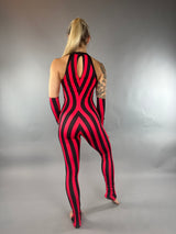 Red Stripes Circus costume