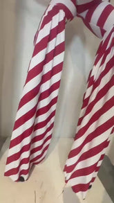 Stilt Walker. Silts covers. Christmas costume. Holiday costume