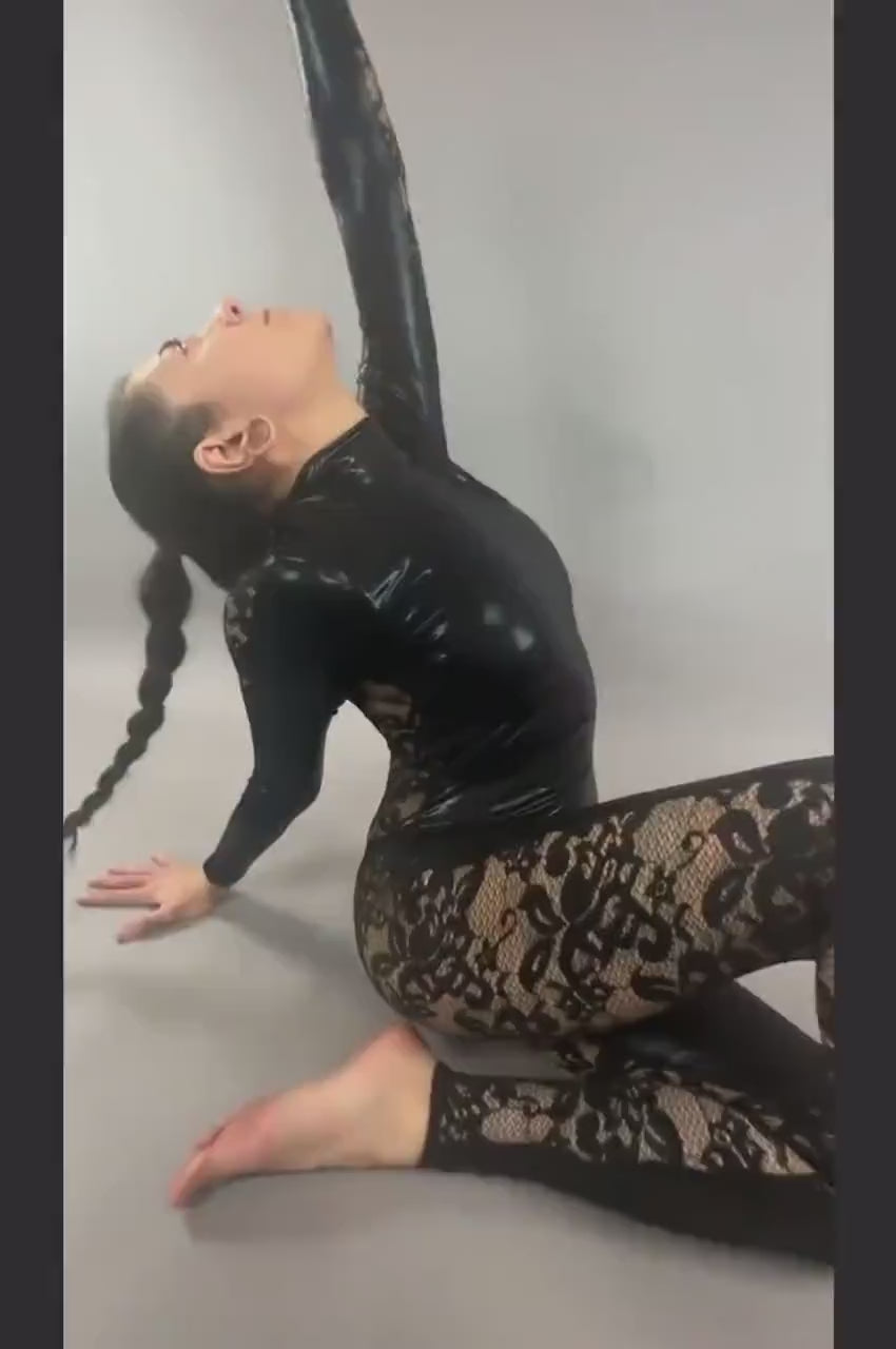 Elegant Spandex Jumpsuit for Festival, Club, Dance, Gymnastics, Aerialist &amp; Cosplay Performances