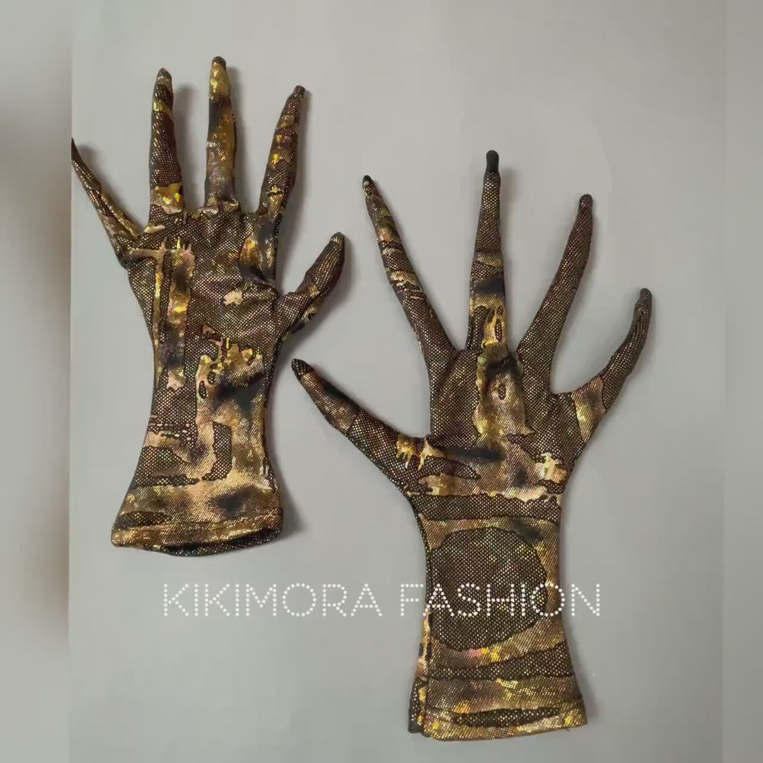 Long fingers gloves, creepy gloves, Beautiful costume gloves, Fantastic cosplay accessory, trending now