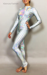 Robot Costume Futuristic clothing, Exotic Dance wear, Spandex bodysuit, Trending now.