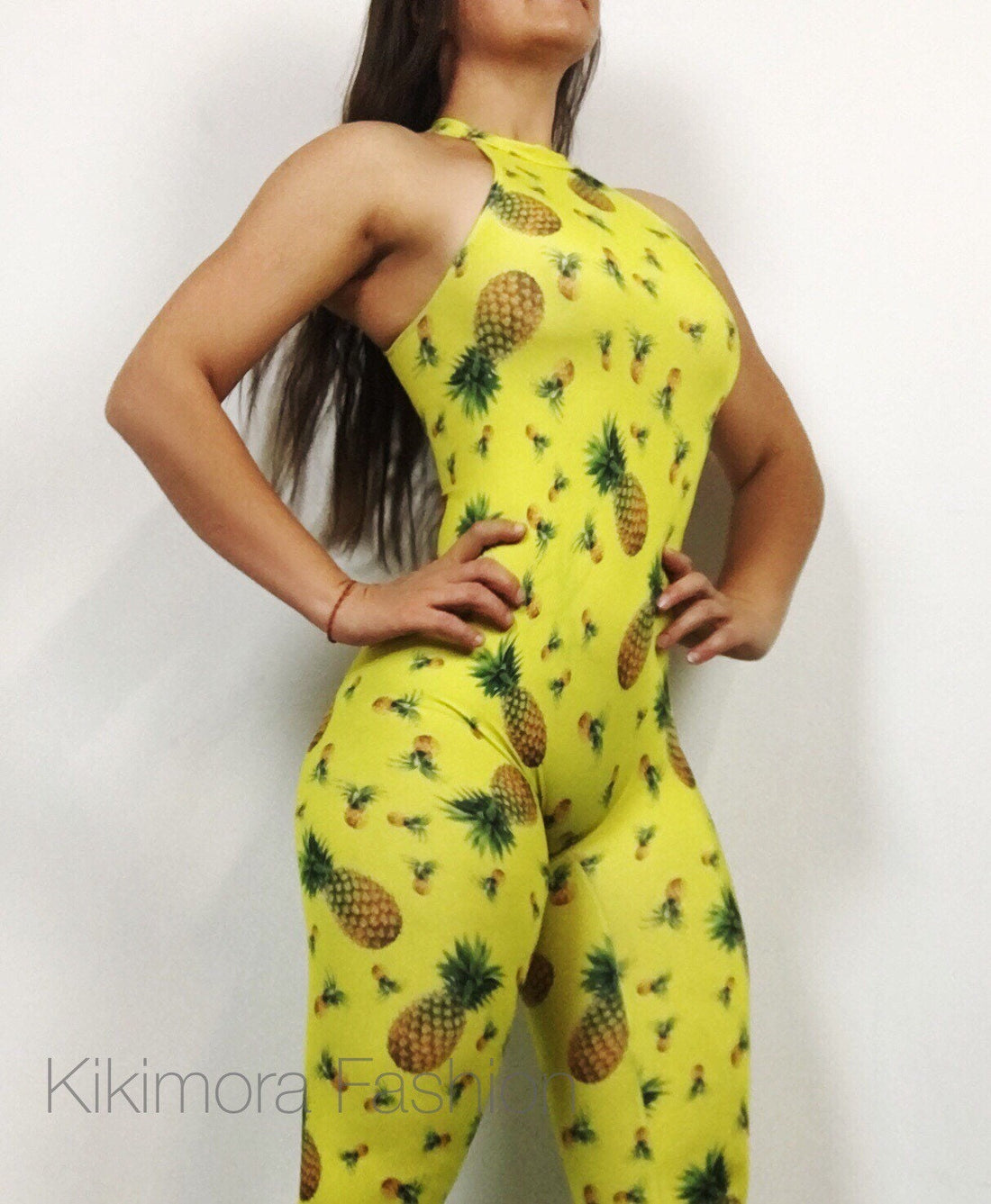 Pineapple Print, Beautiful Catsuit, Trending Now, Summer Vibes, Exotic Dancewear, Festival Fashion