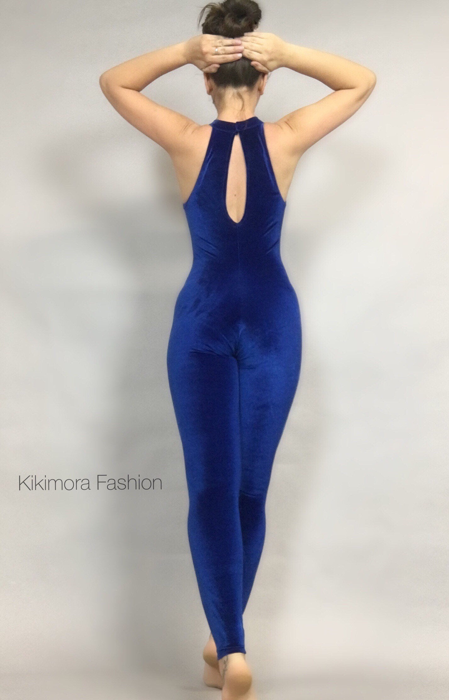 Velvet Bodysuit for Women, Catsuit Costume for Gymnasts, Dancers, and Fitness Performers