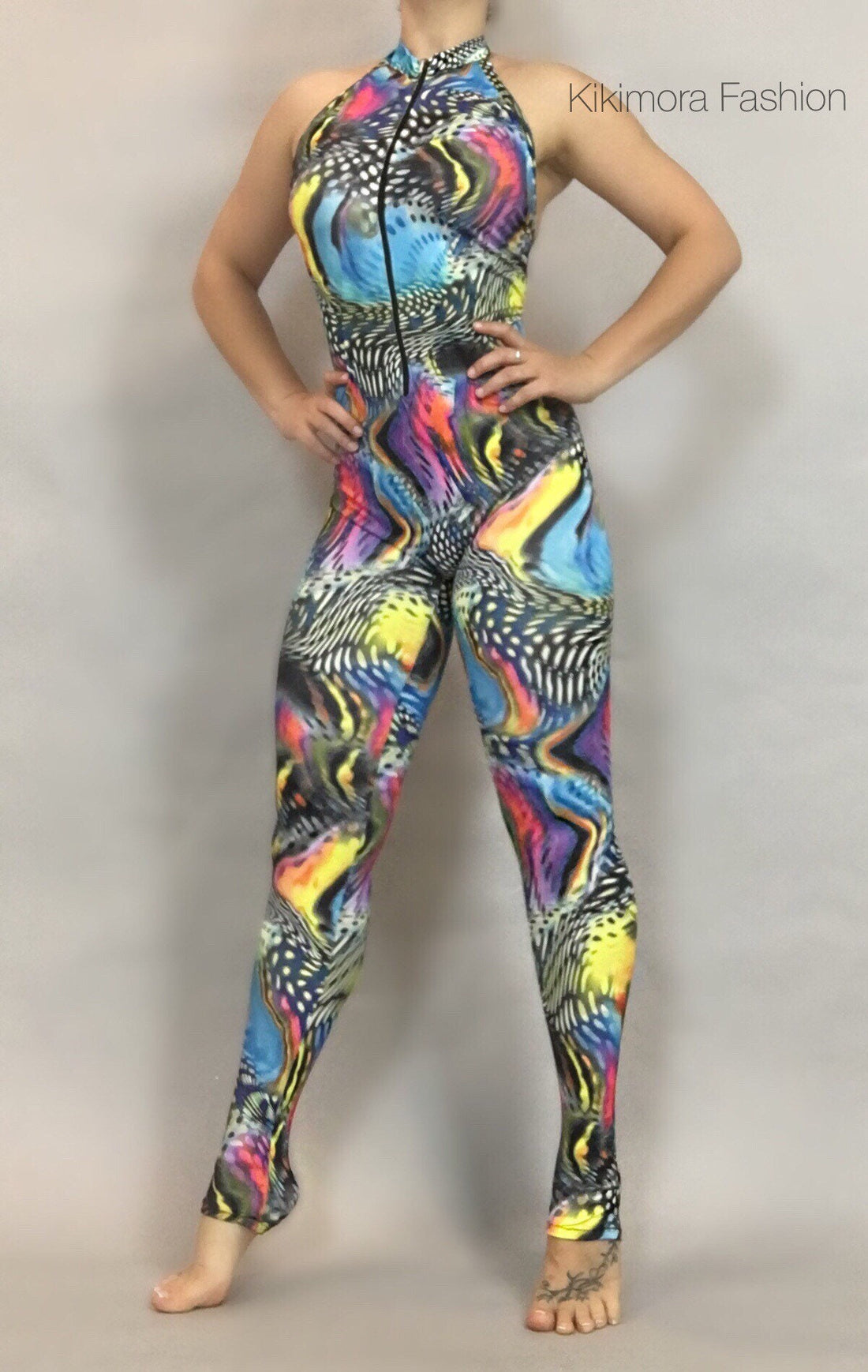 Exotic Dancewear, Beautiful Bodysuit Costume, Open Back Catsuit, Rave Bodysuit, Trending Now