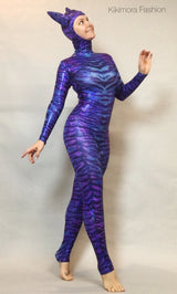Avatar Costume Dark Blue, Catsuit, Costume for Gymnastics, Dance or Halloween Party