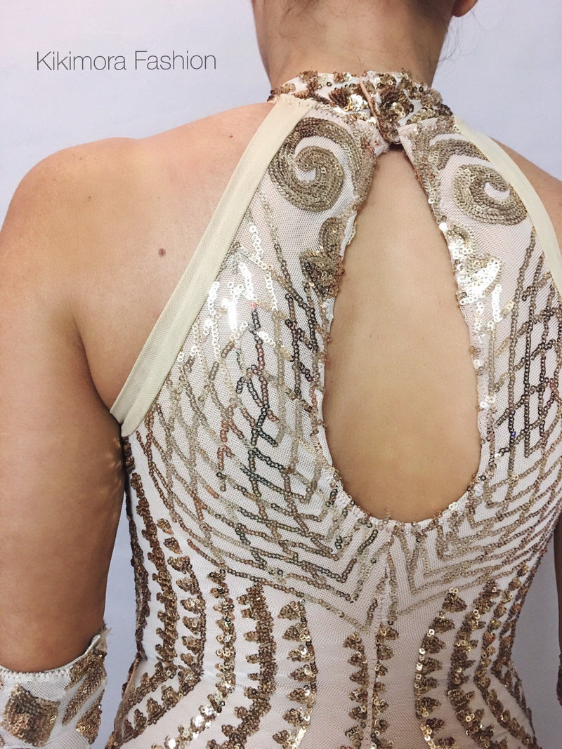 Sequin Leotard, Beautiful Wedding Bodysuit or Dazzling Showgirl Outfit, Custom Gown for Aerialist, Contortionist