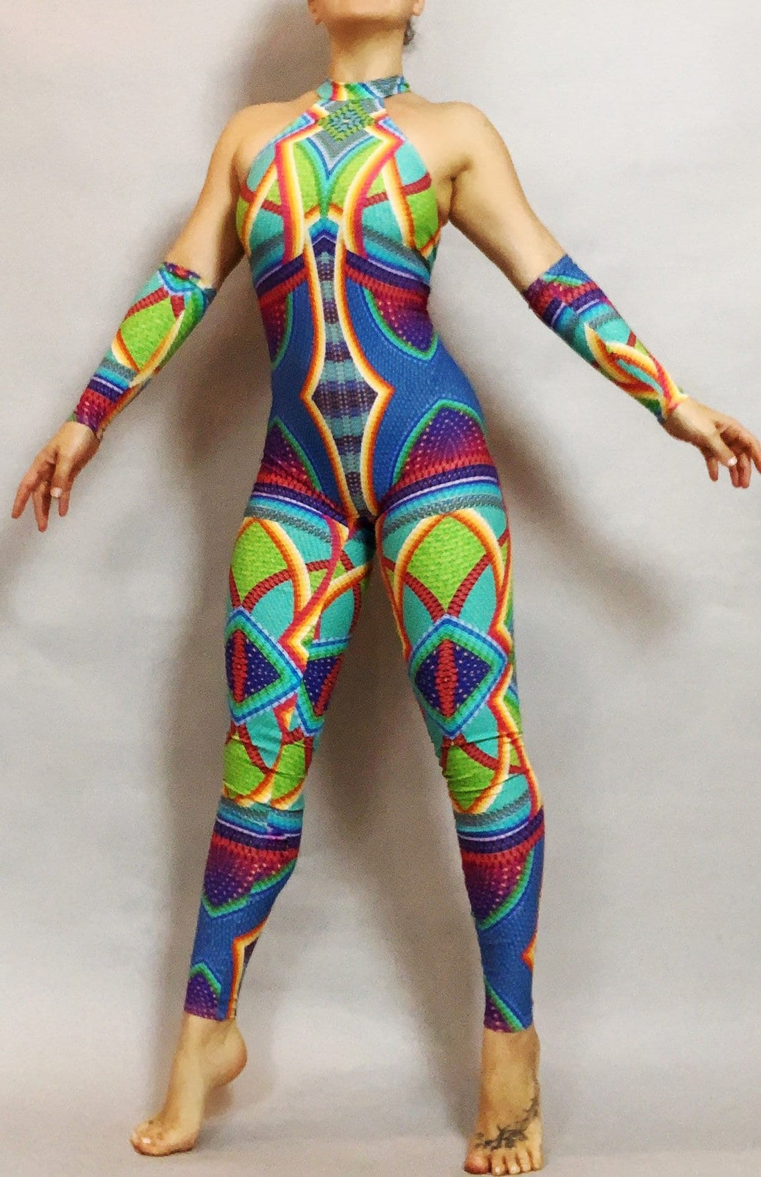 Cirque Costume for Gymnastics, Dance, Aerial, Trapeze Circus Shows