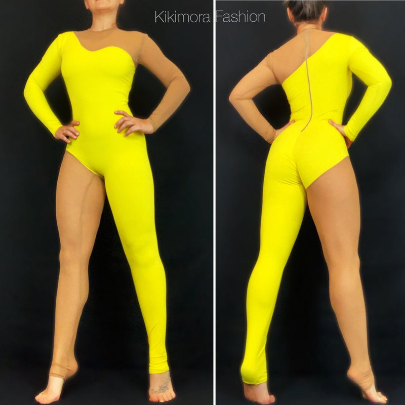 Gymnastic Costume, Custom Made Bodysuit for Women or Men, Dancewear, Aerialist Gift, Showgirl Costume