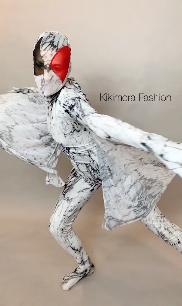 Marble Moth Costume, Cosplay outfit , Dance wear, zentai fashion, made by measure, Super hero cape, Angel wings