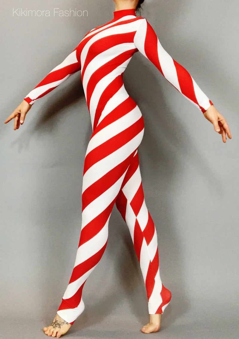 Candy Girl costume, spandex catsuit for Circus performers,Beautiful  Dance wear, Dance teacher gift