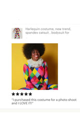 Harlequin Costume, New Trend, Spandex Catsuit, Bodysuit for Women or Men, Exotic Dancewear