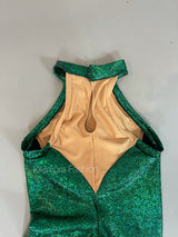 Forest Fairy, Gymnastic costume, Contortion Catsuit , Aerialist gift, exotic dance wear, Trending now, custom leotard.