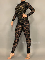 Sheer bodysuit, Beautiful Lace Catsuit, trending now, Exotic Dance wear.