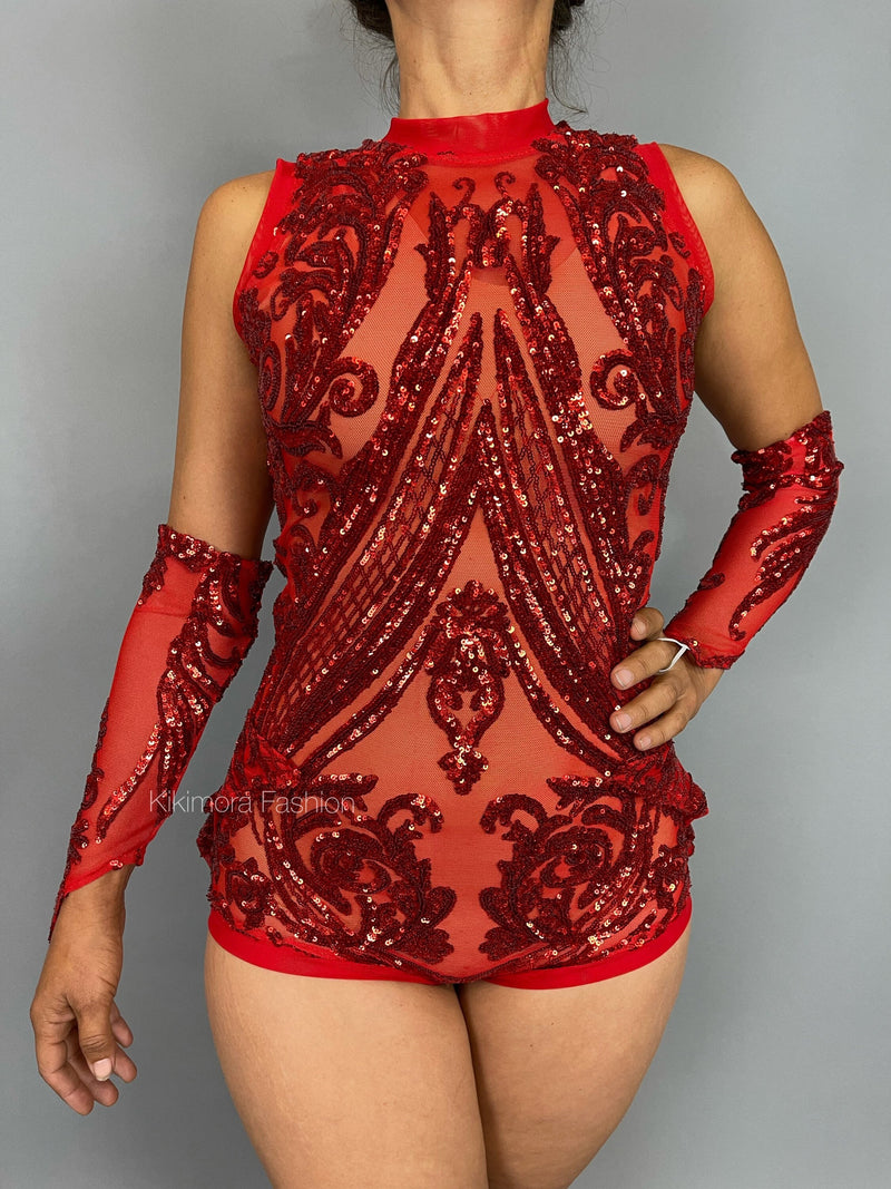 Beautiful aerialist costume, Pole dance wear,Sequin Bodysuit for Woman, Showgirl leotard, Trending Now, personalized dressing gown