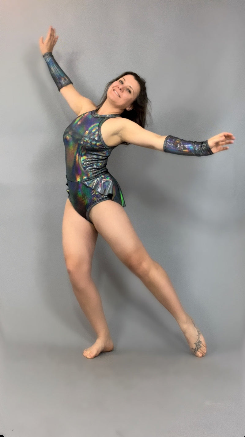 Showgirl Costume, Elegant Leotard, Futuristic Clothing, Party Outfit, Trending Now