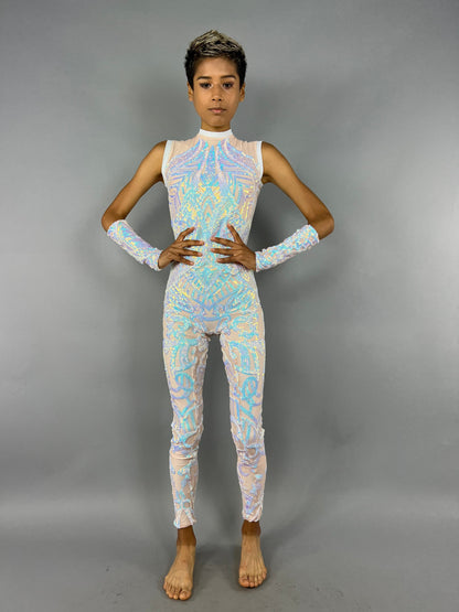 Unicorn Jumpsuit, Beautiful Exotic Dancewear, Wedding Jumpsuit, Gymnastic Bodysuit, Trending Now