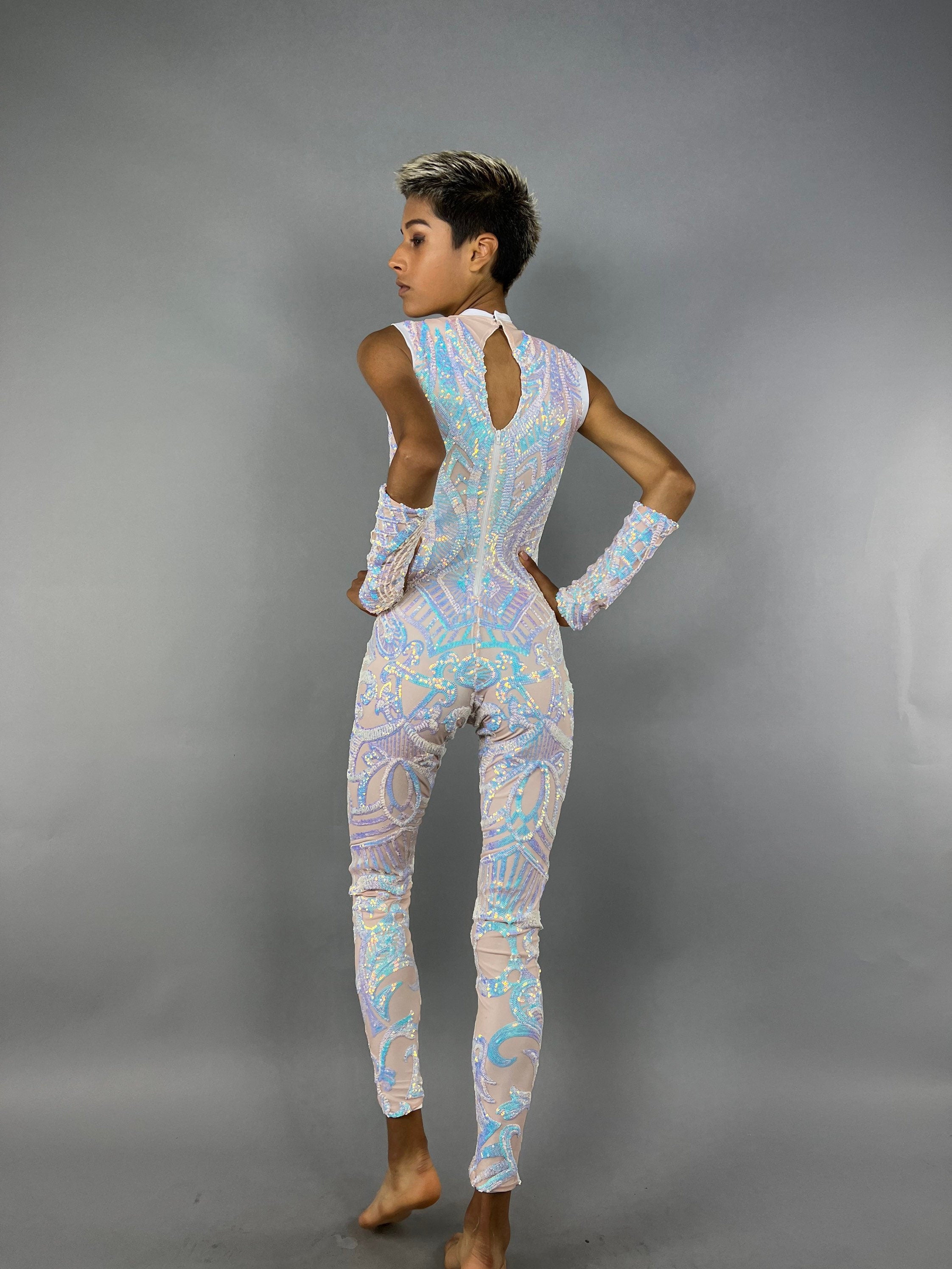 Unicorn Jumpsuit, Beautiful Exotic Dancewear, Wedding Jumpsuit, Gymnastic Bodysuit, Trending Now