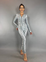Snake Print Jumpsuit for Water Sport, Swimsuit, Yoga Fashion, Dance Costume, Trending Now