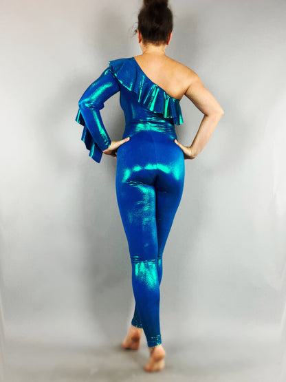 Deep Ocean, Exotic Dance Costume, Gymnastic Unitard, Trending Now