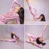 Sequins jumpsuit, Exotic dancewear, Sheer clothing, Festival fashion, trending now, showgirl costume.