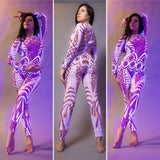 Sequins jumpsuit, Exotic dancewear, Sheer clothing, Festival fashion, trending now, showgirl costume.