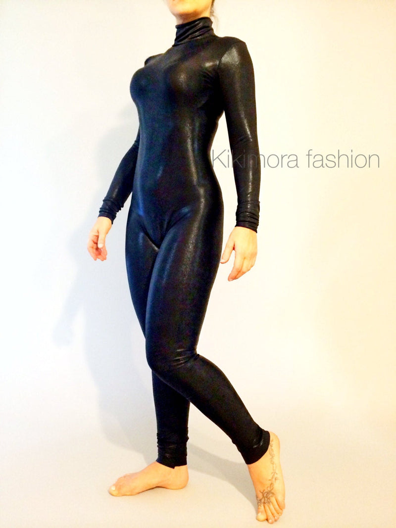 Bodysuit for Women or Men, Catwoman Costume, Like Latex Bodysuit, Beautiful Spandex Bodysuit, Like PVC Fetish Clothing