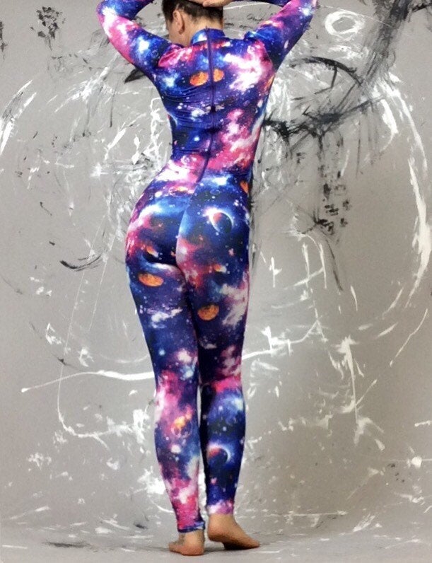 Cosmos Bodysuit for Women or Men Beautiful Galactic Cosplay for Aeria